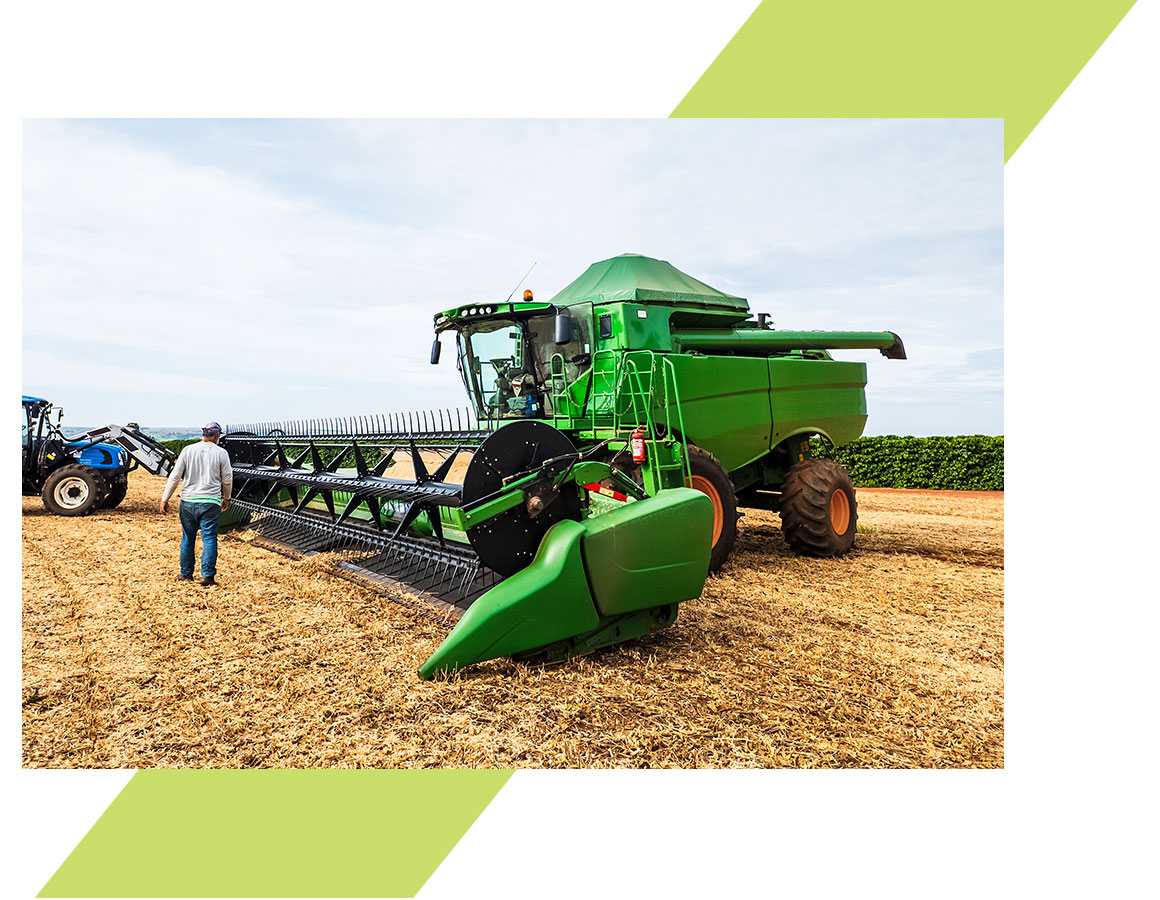 combine harvester